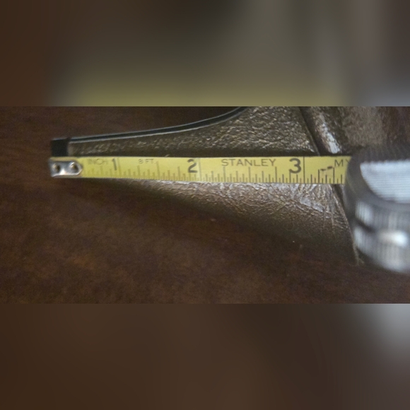 Mia Womens Metallic Bronze 'Gigi' Vegan Leather Mary Jane Heel Pump Size 7M - Picture 8 of 8